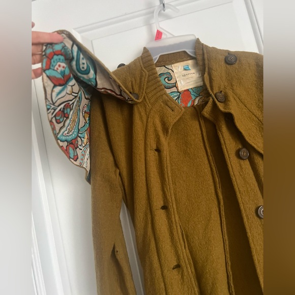 Anthropologie Sparrow Wool Cape Cardigan Coat | M - Picture 13 of 13